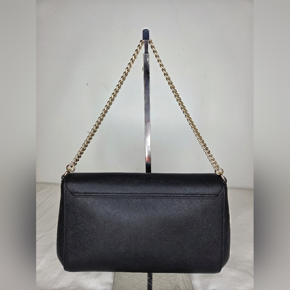 Kate Spade New York Black Shoulder Bag with Gold Chain – - Picture 3 of 15